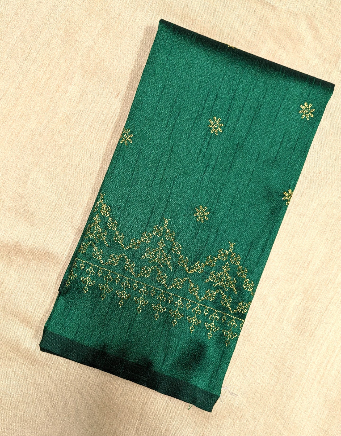 Deep Green Rukmini Kasuti Blouse