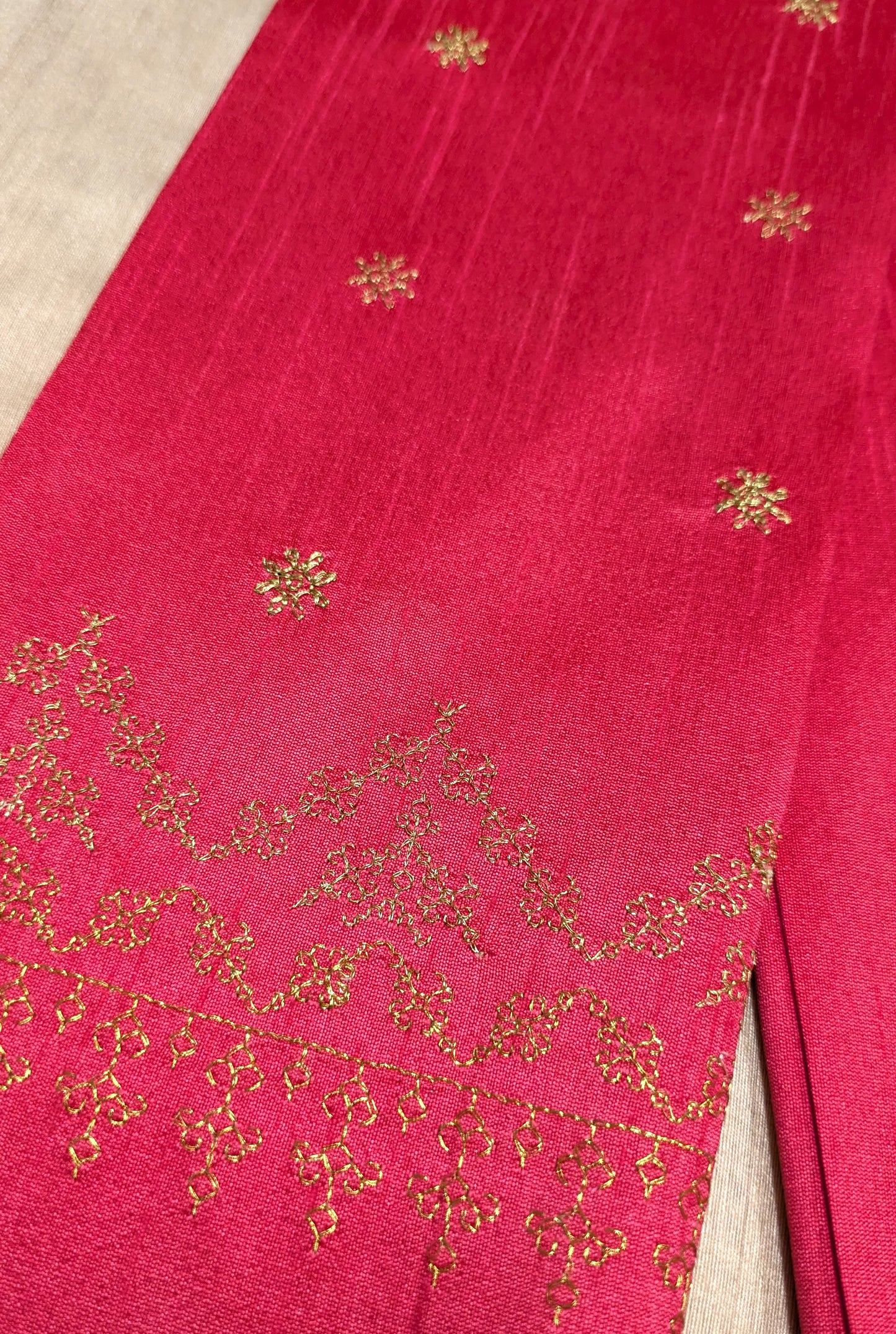 Red Rukmini Kasuti Blouse