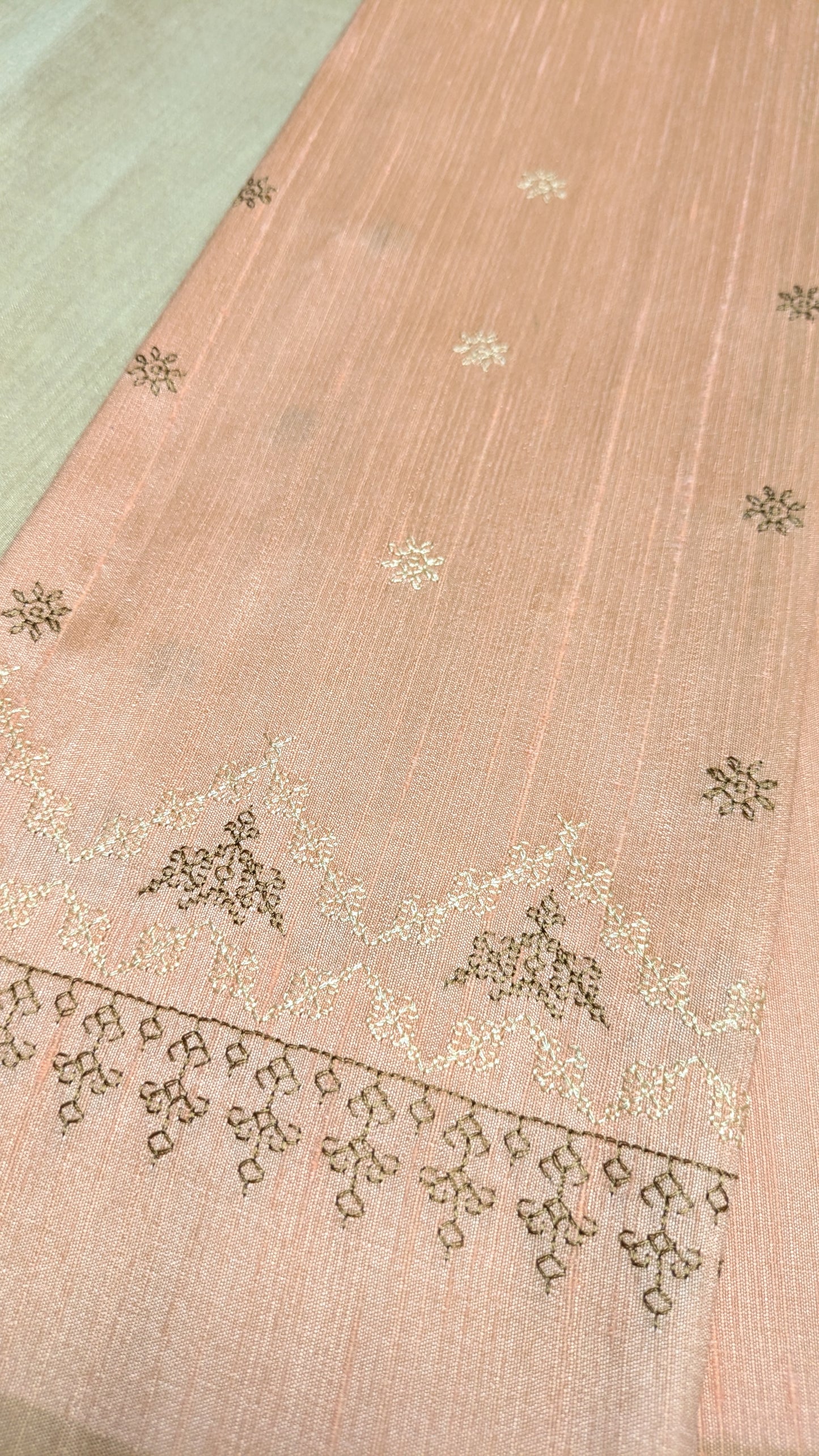 Peach Rukmini Kasuti Blouse