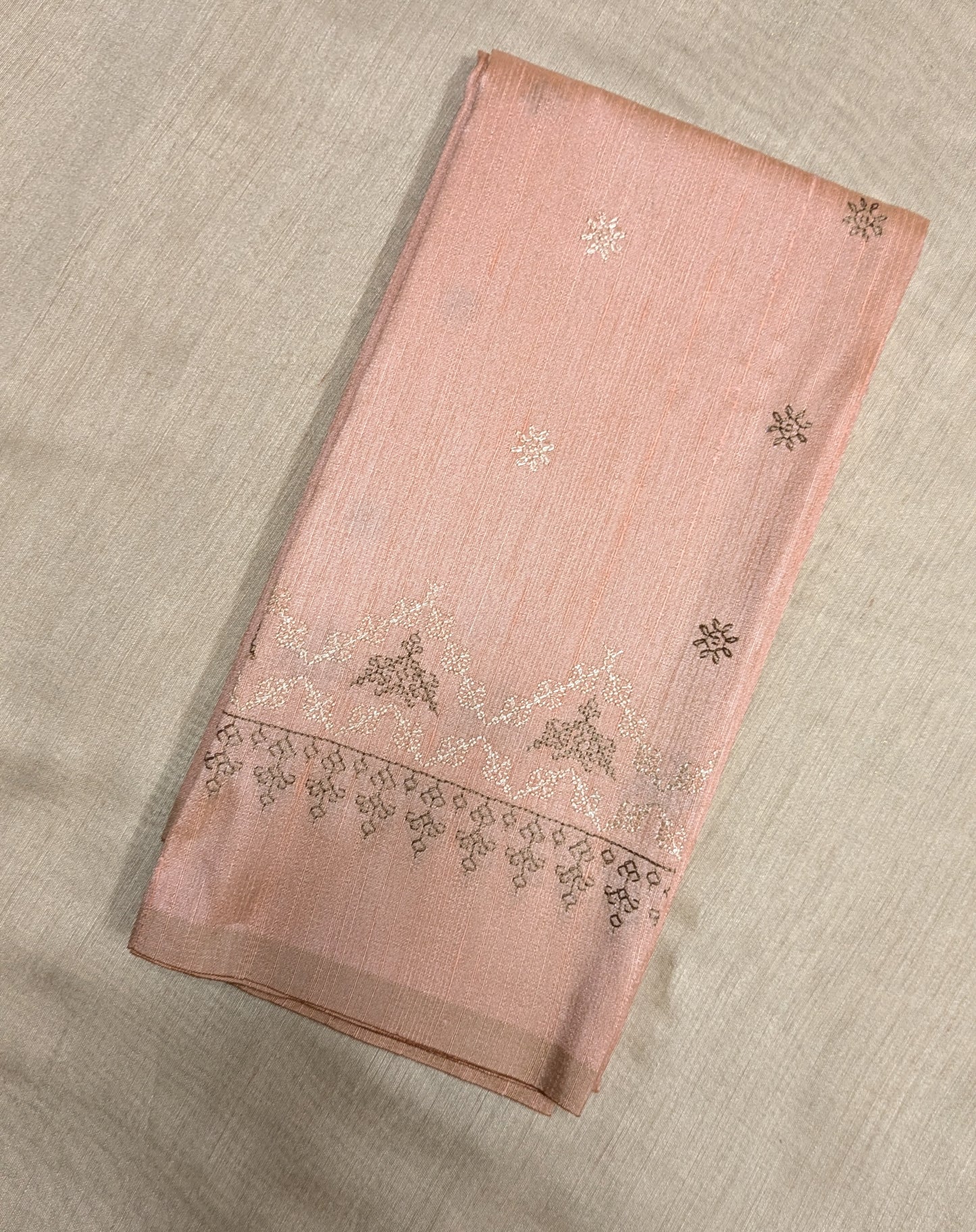 Peach Rukmini Kasuti Blouse