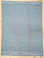 Load image into Gallery viewer, Light blue chaya kasuti blouse sleeve embroidery close-up
