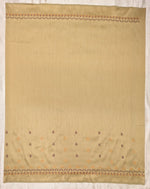 Load image into Gallery viewer, Beige kanika kasuti blouse back neckline with embroidered motifs
