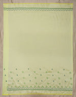 Load image into Gallery viewer, Lemon kanika kasuti blouse back view showing kasuti embroidery
