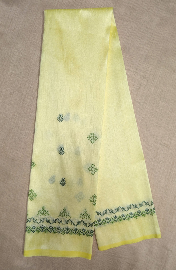 Lemon kanika kasuti blouse back neckline embroidery detail