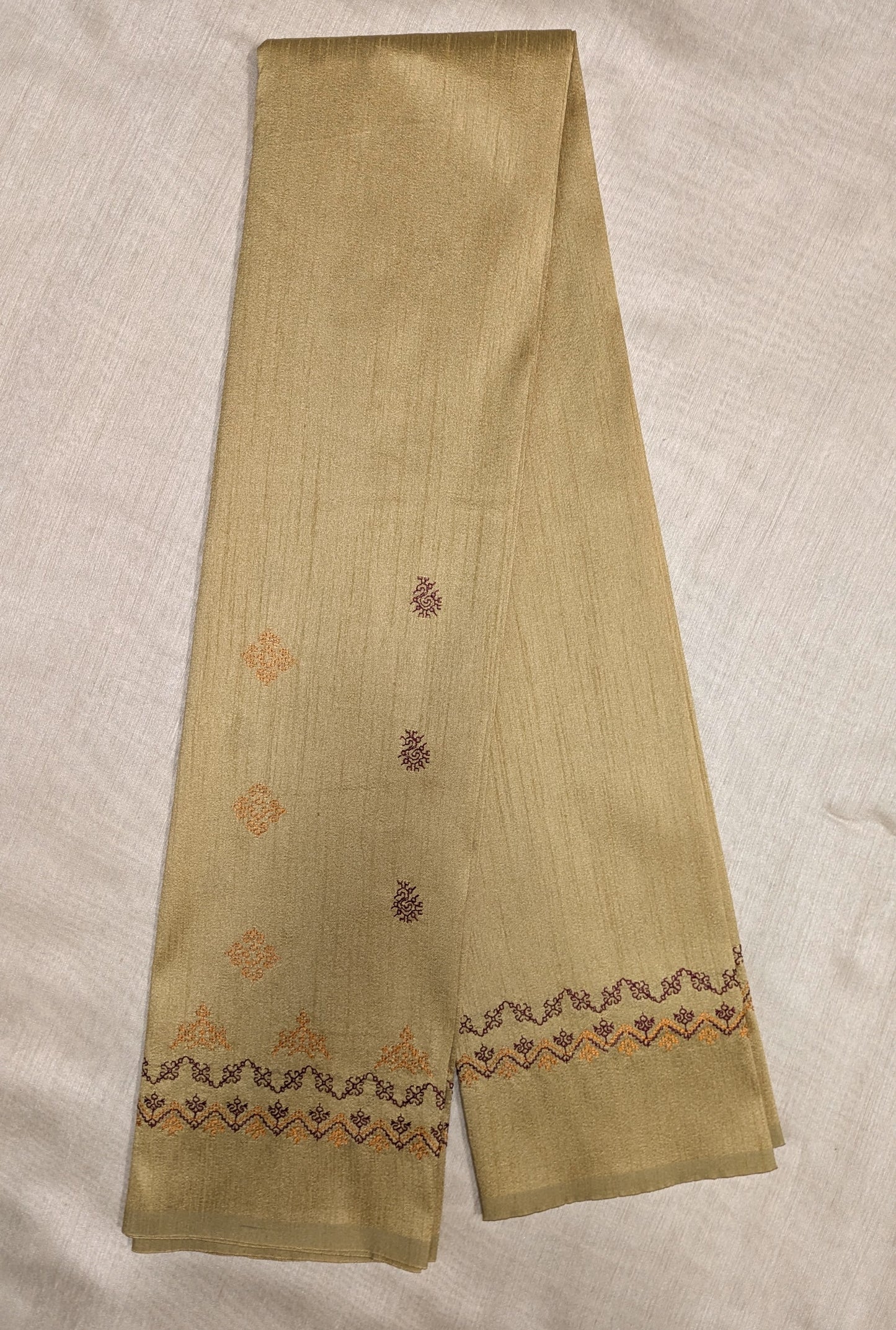 Beige Kanika Kasuti Blouse