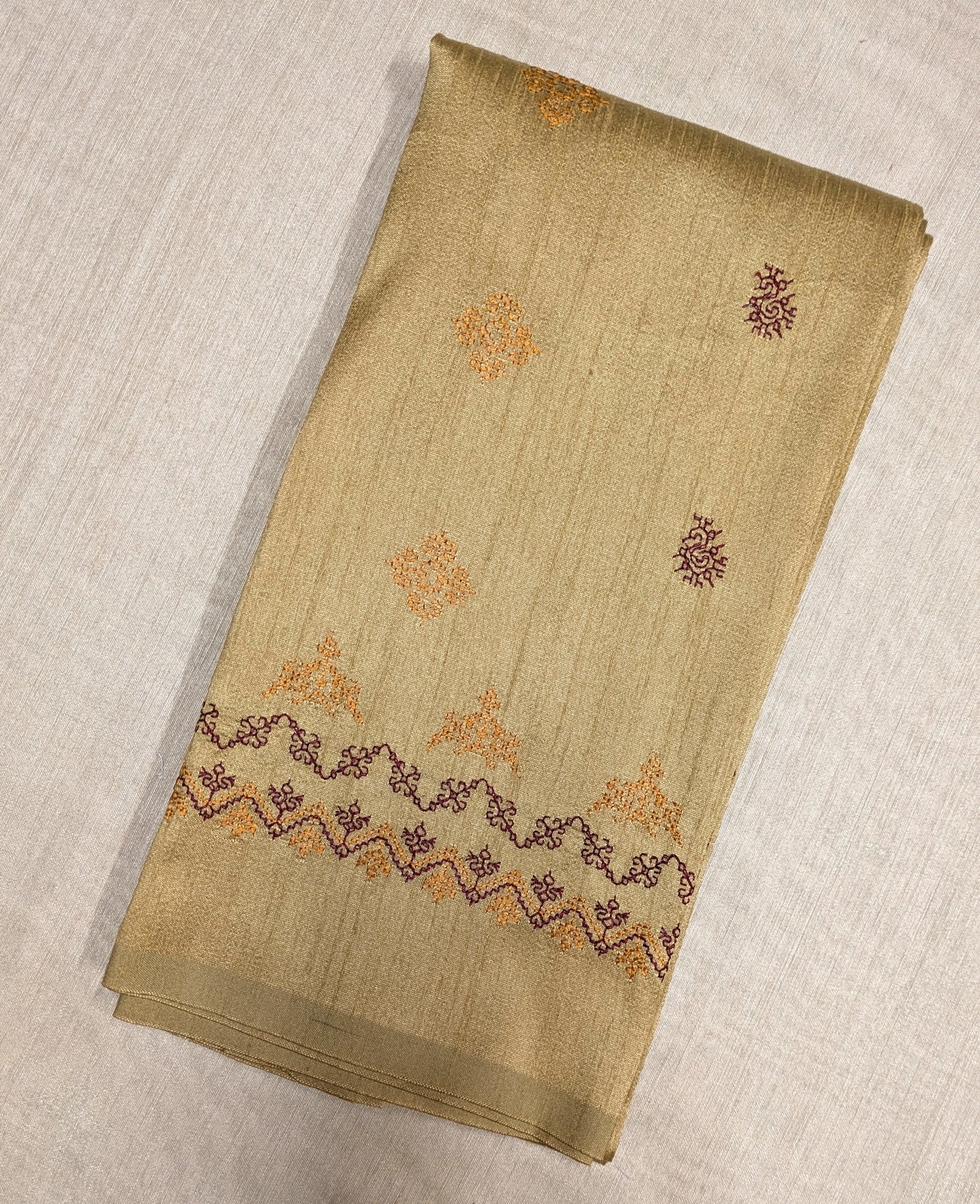 Beige Kanika Kasuti Blouse