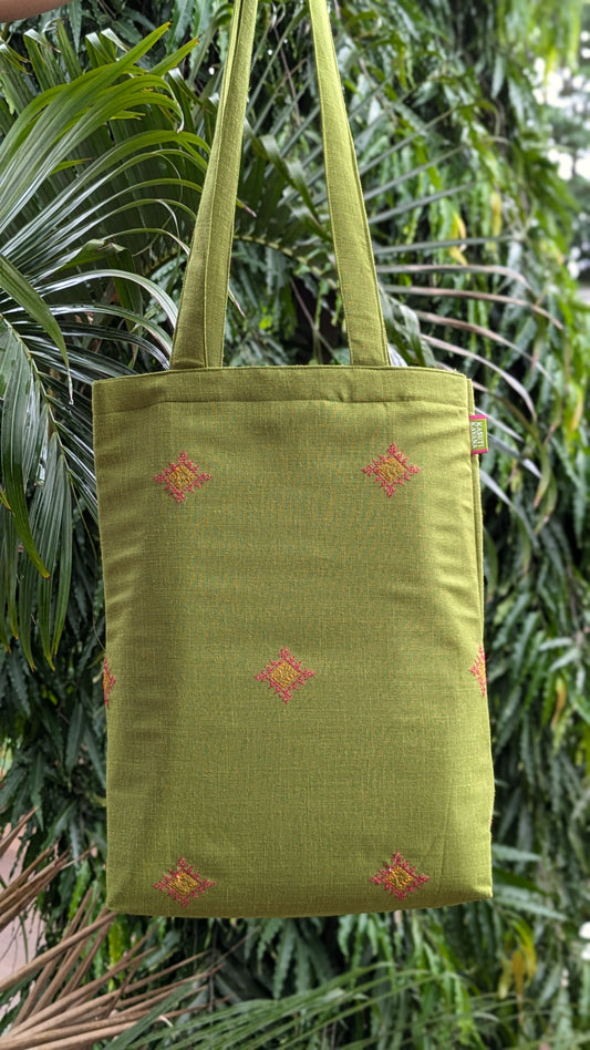 Parrot Kasuti Sitara Tote Bag