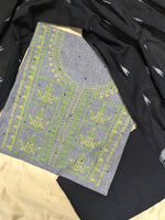 Load image into Gallery viewer, Handloom Cotton Tulsi Checks Kurta Set
