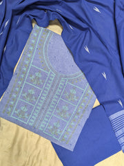 Handloom Cotton Tulsi Checks Kurta Set