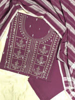 Load image into Gallery viewer, Handloom Cotton Tulsi Checks Kurta Set
