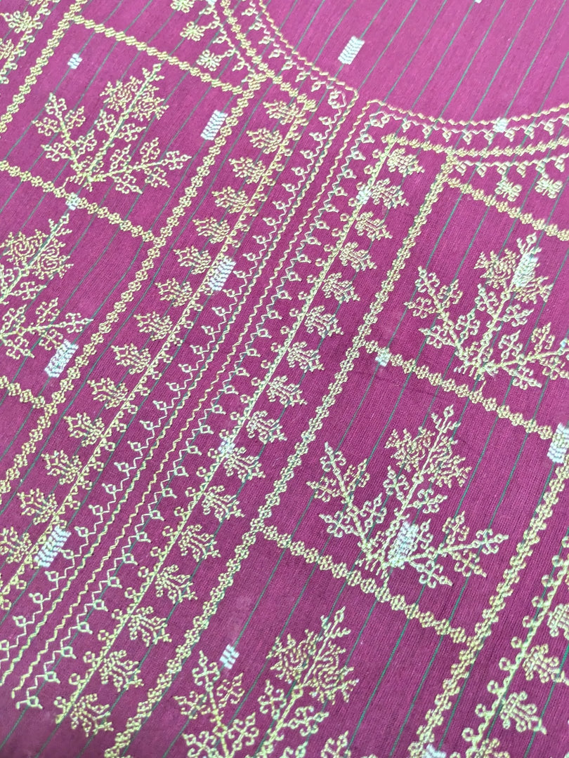 Handloom Cotton Tulsi Checks Kurta Set