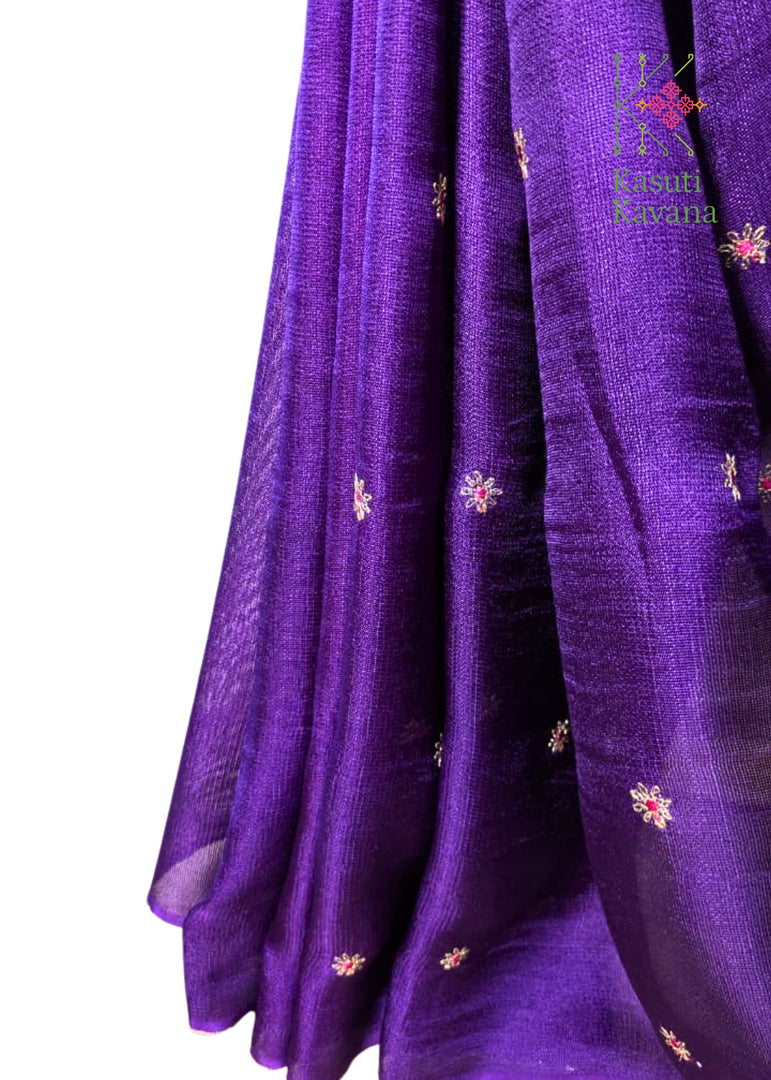 Flora Butti Saree