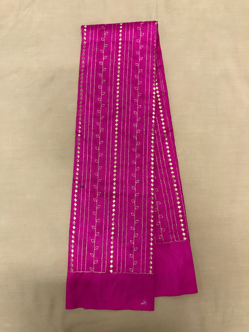 Rani kasuti stripes blouse with embroidered striped front design