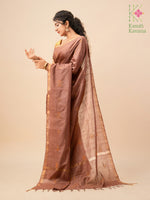 Load image into Gallery viewer, filter coffee kasuti ooru saree with embroidered pallu and body work
