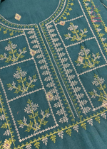 Load image into Gallery viewer, Handloom Cotton Tulsi Checks Kurta Set