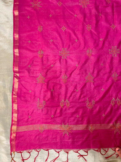 Rani Pink Kasuti Ooru Saree